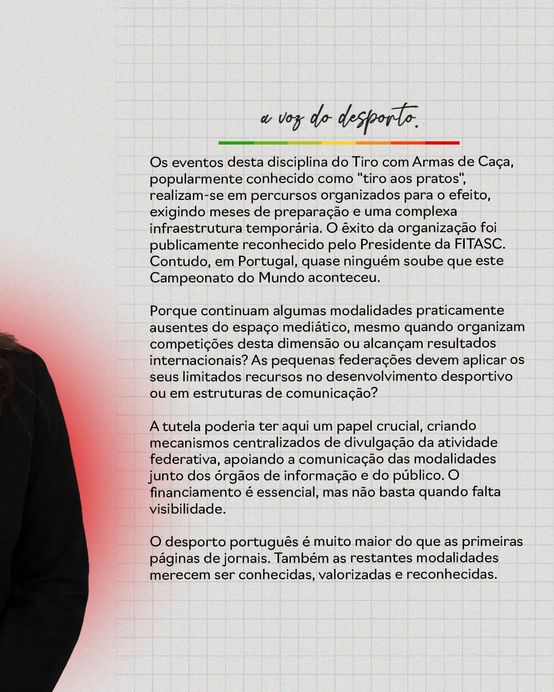 Texto A Voz do Desporto