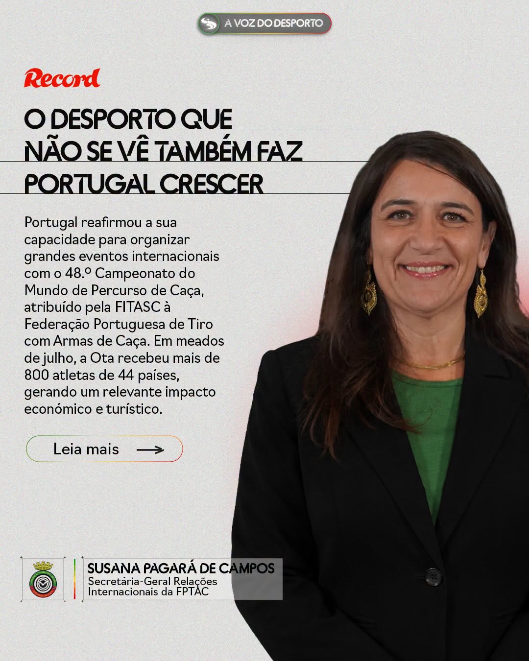 O desporto que não se vê também faz Portugal crescer