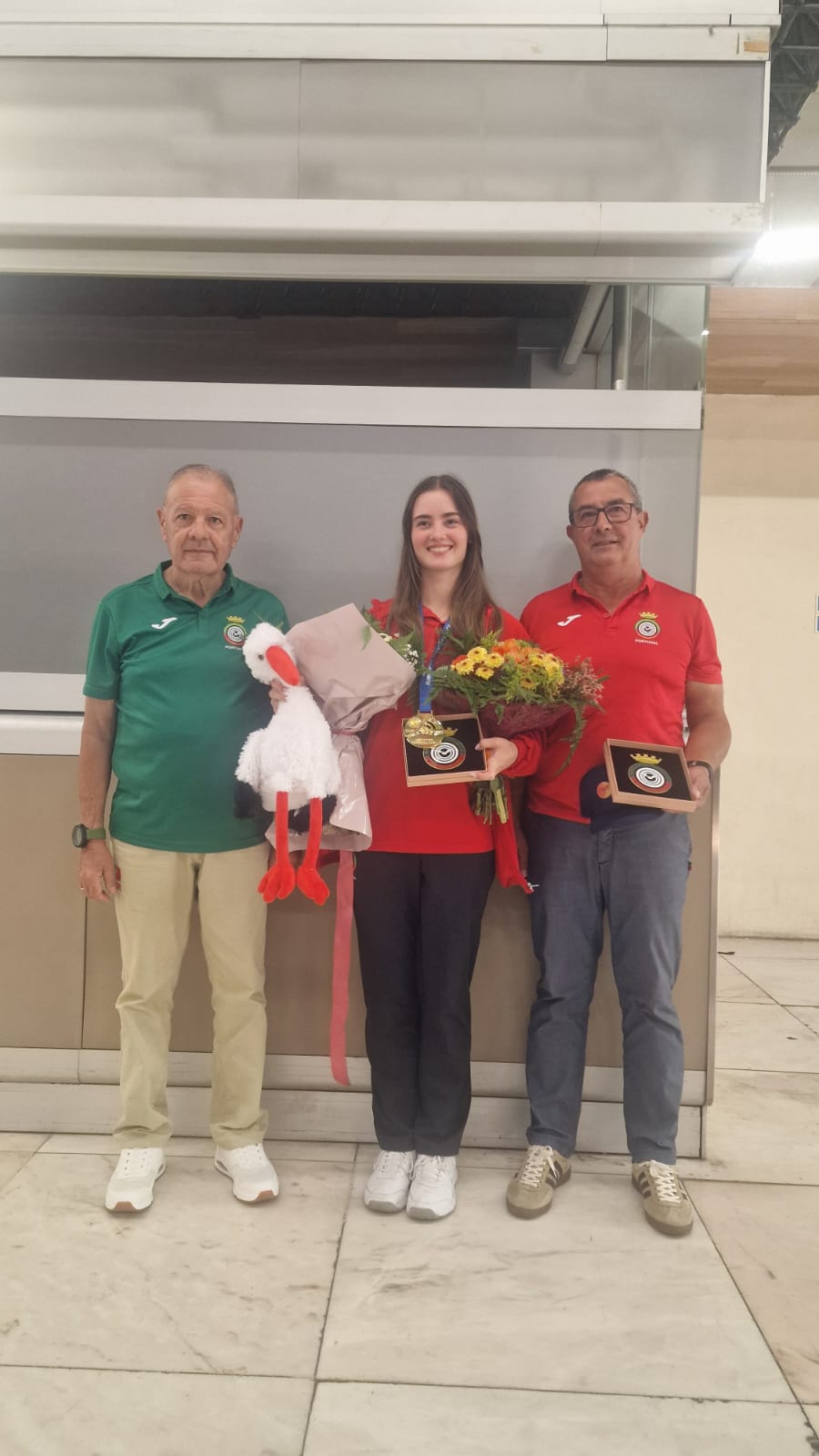Seleção Nacional U-23 de Fosso Olímpico no regresso a Portugal